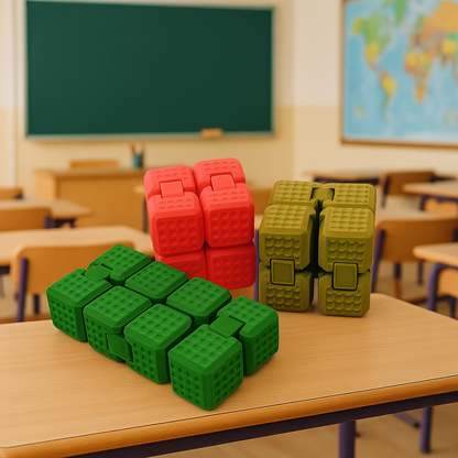 Cubo de Fidget TEXTURAS "S"
